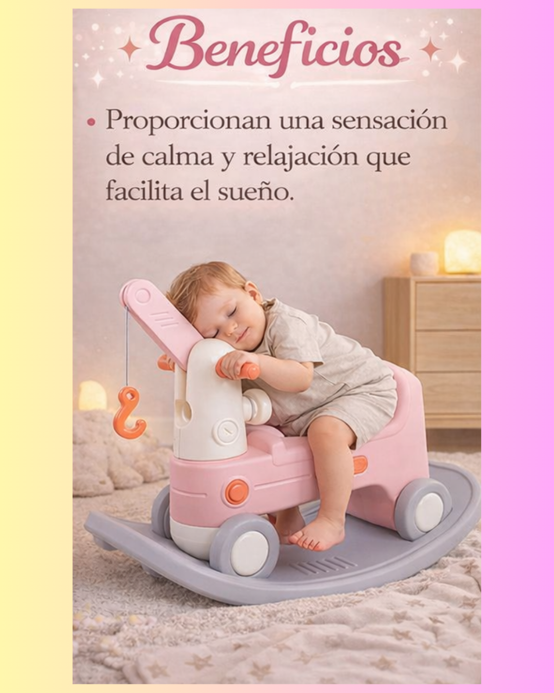 Juguete Evolutivo Balancín y Correpasillos 2 en 1. Niños de 1 2 3 4 años