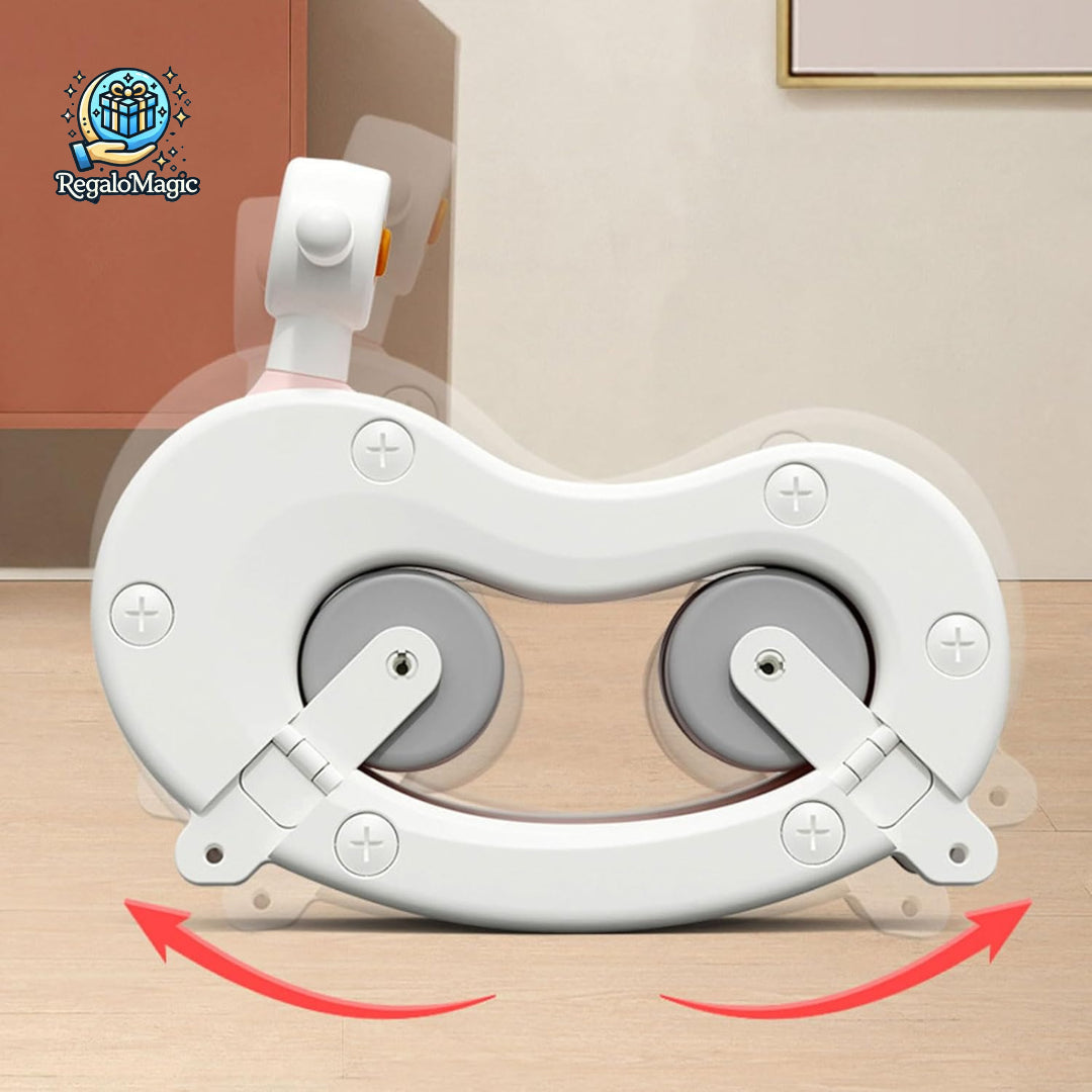 Caballo mecedor infantil de plástico resistente, regalo ideal para niños y niñas