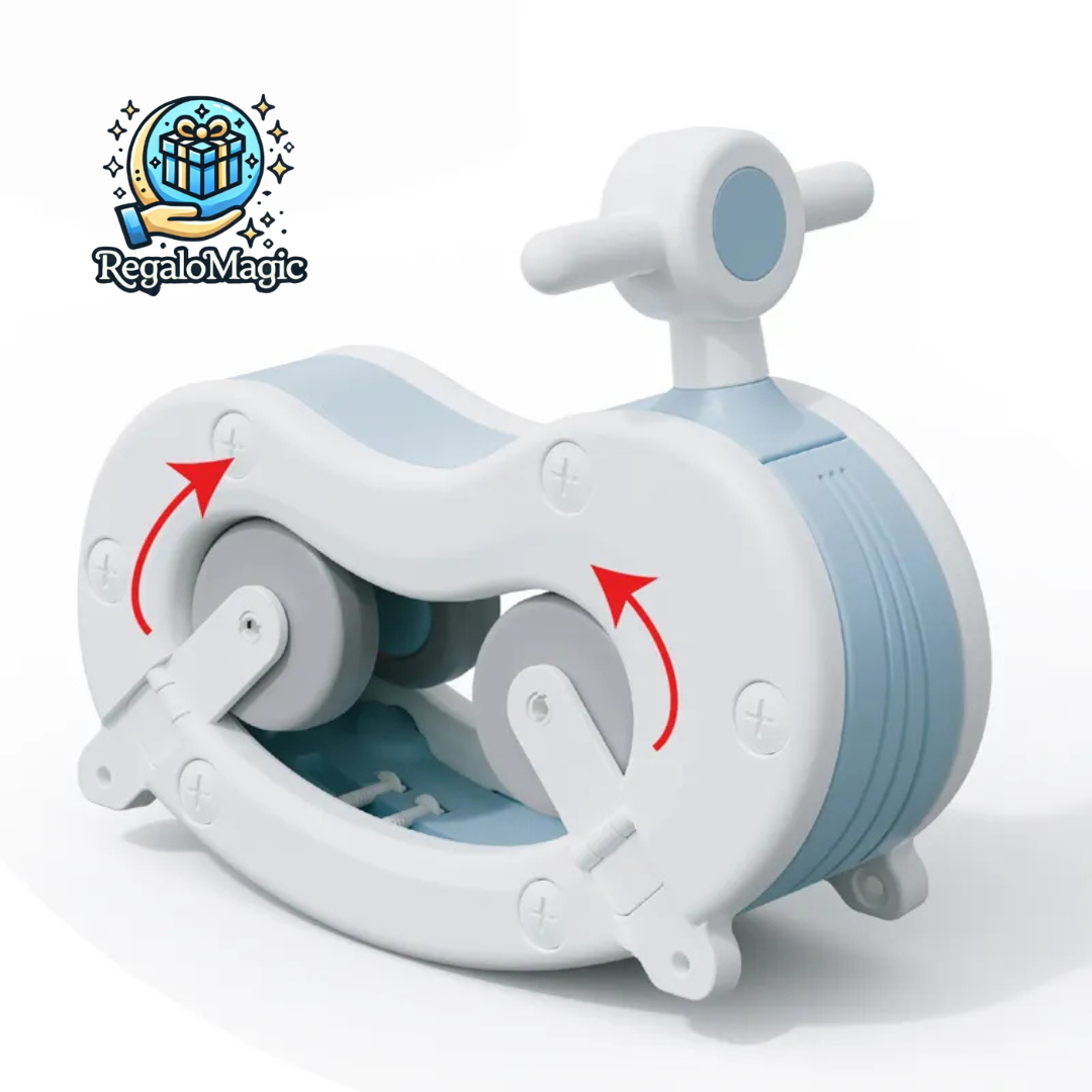 Coche de paseo infantil 2 en 1 con asiento cómodo, perfecto para niños activos